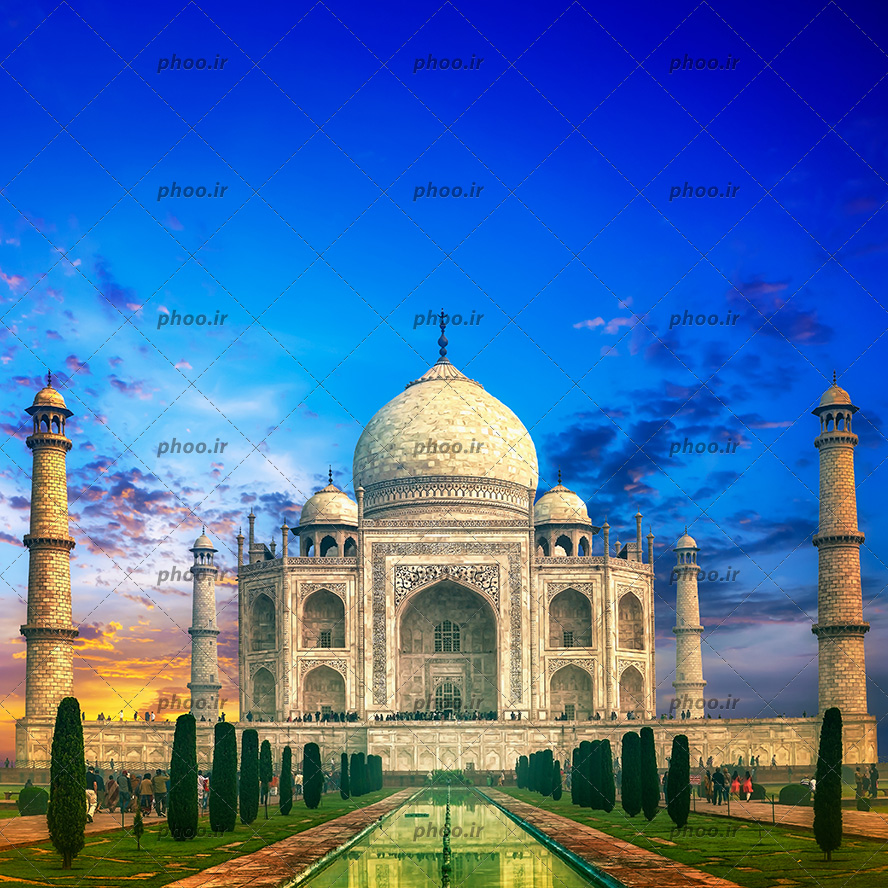 عکس مکان تاریخی تاج محل هند