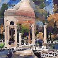نقاشی حافظیه شیراز 1